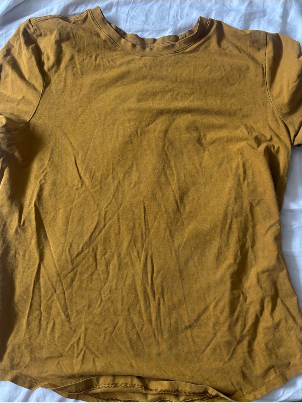 Lululemon Women’s Mustard Yellow TShirt